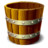 Wooden Bucket Empty